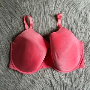 Secret Treasures T-Shirt Bra Womens Size 38DDD‎ Pink Lightly Lined Underwire
